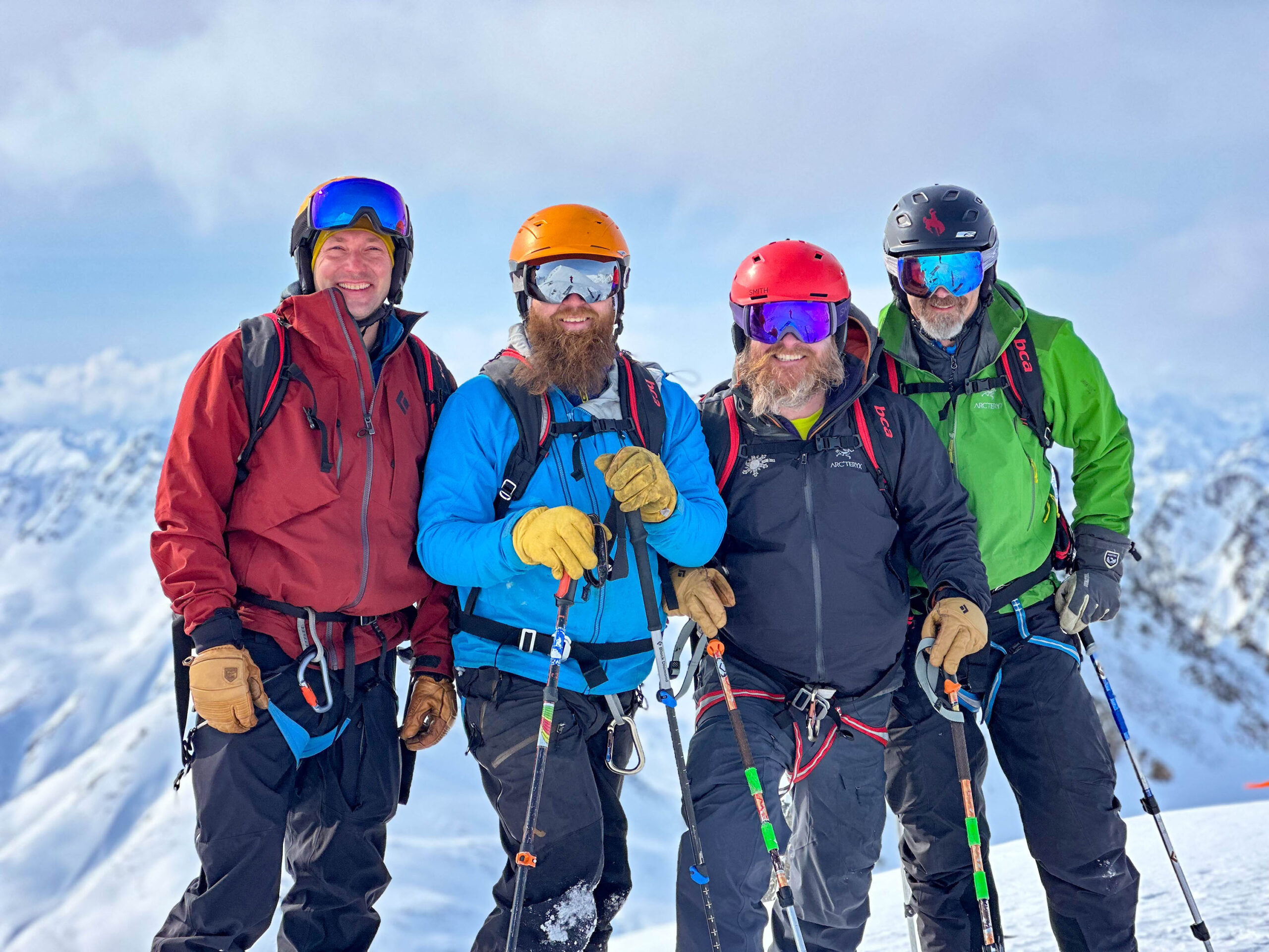 Majestic Heli Ski clients